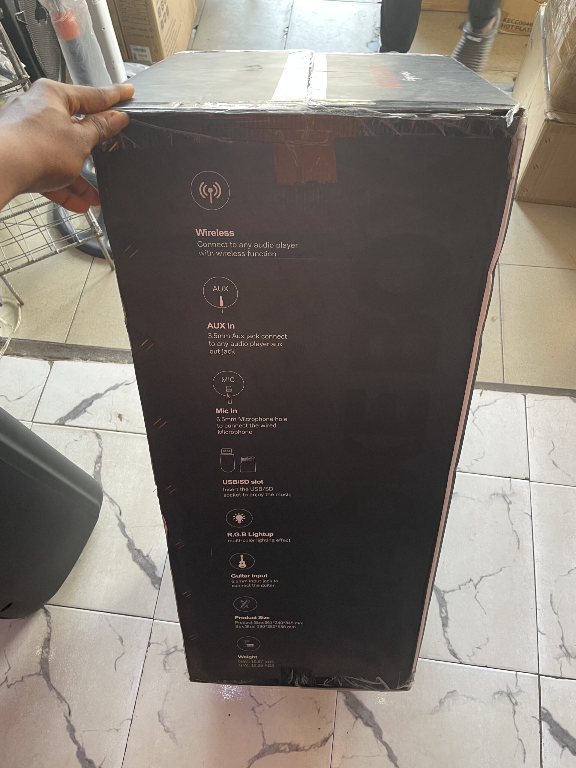 Ikaraoke Speaker with Microphone