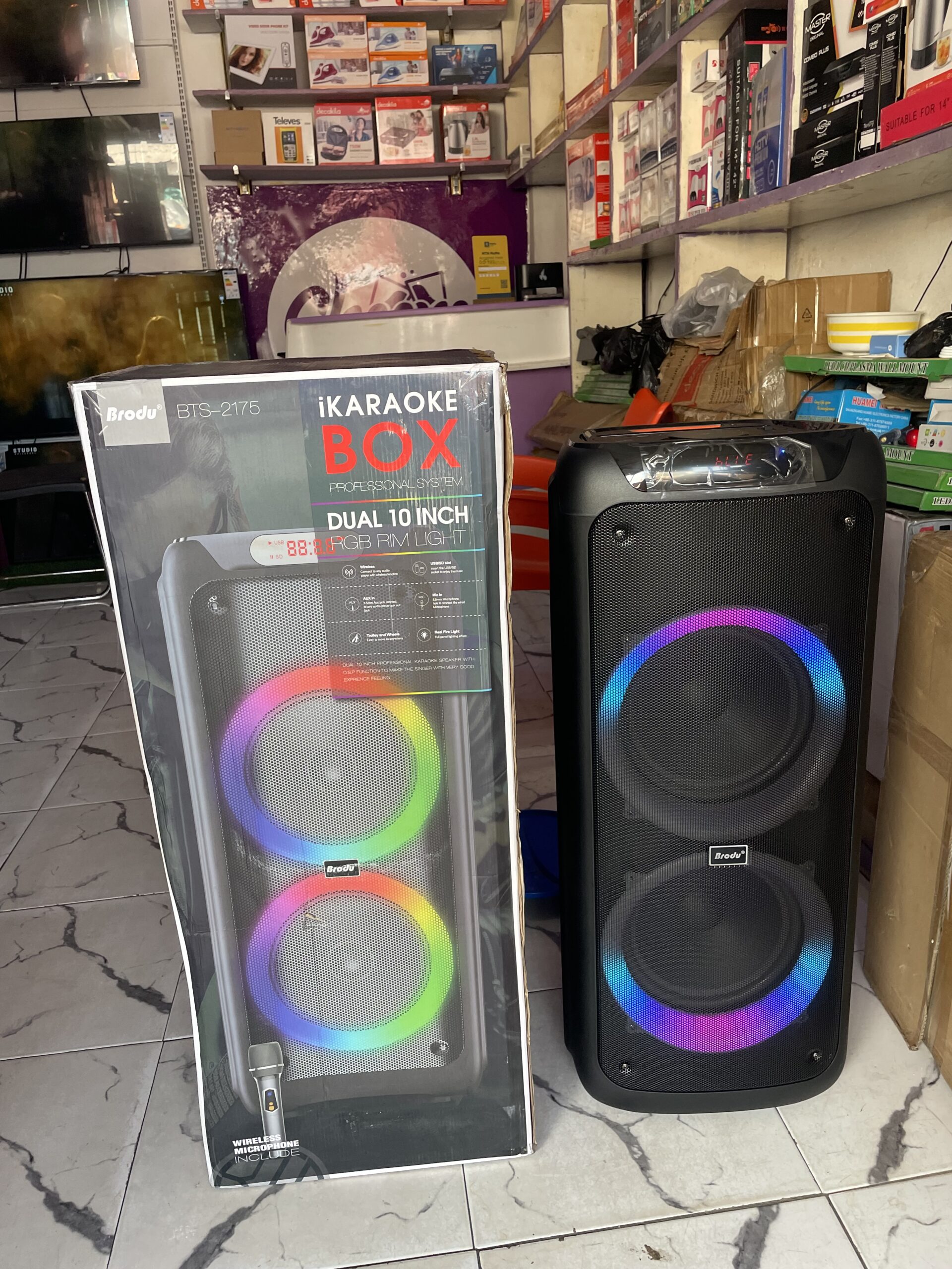 Ikaraoke Speaker with Microphone