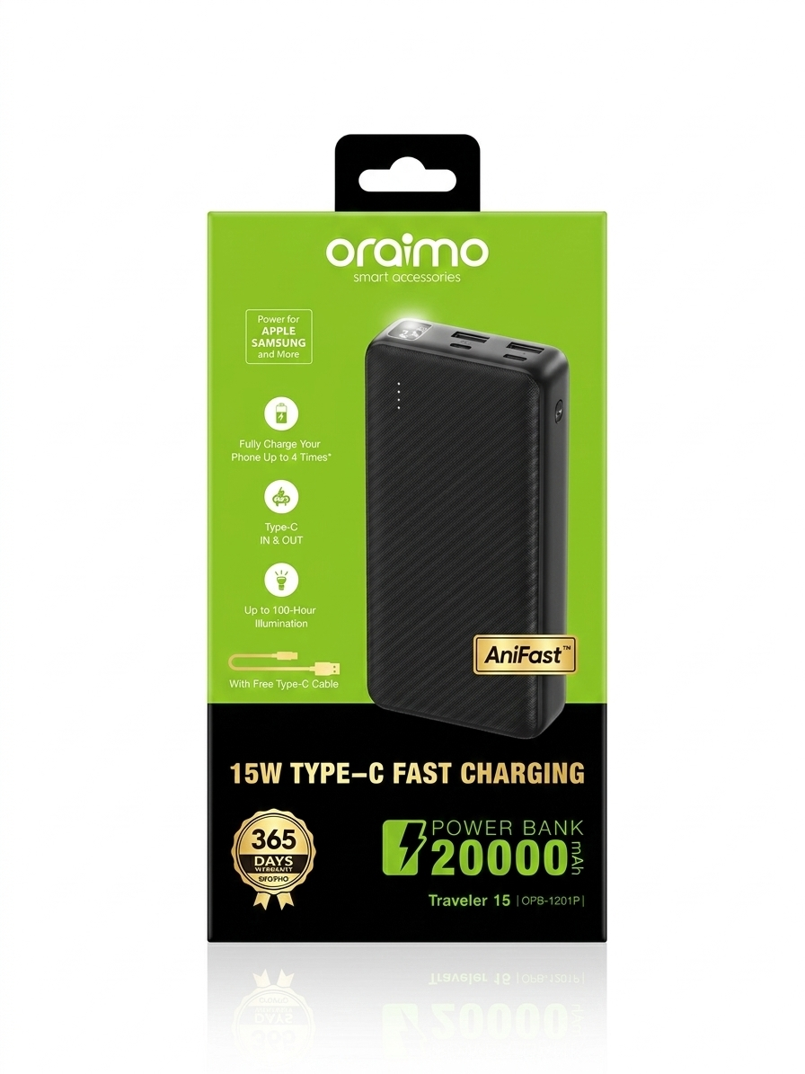 Oraimo Powernova Q21 20000mah 22.5w Power Bank